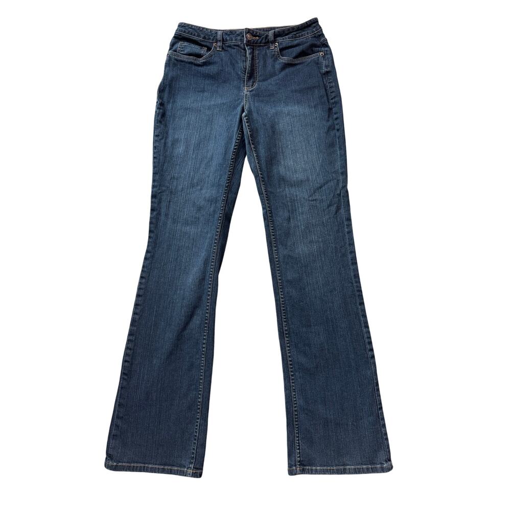 COLDWATER CREEK WOMEN'S JEANS, SIZE 8 Long/Tall, Blue Denim, mini boot